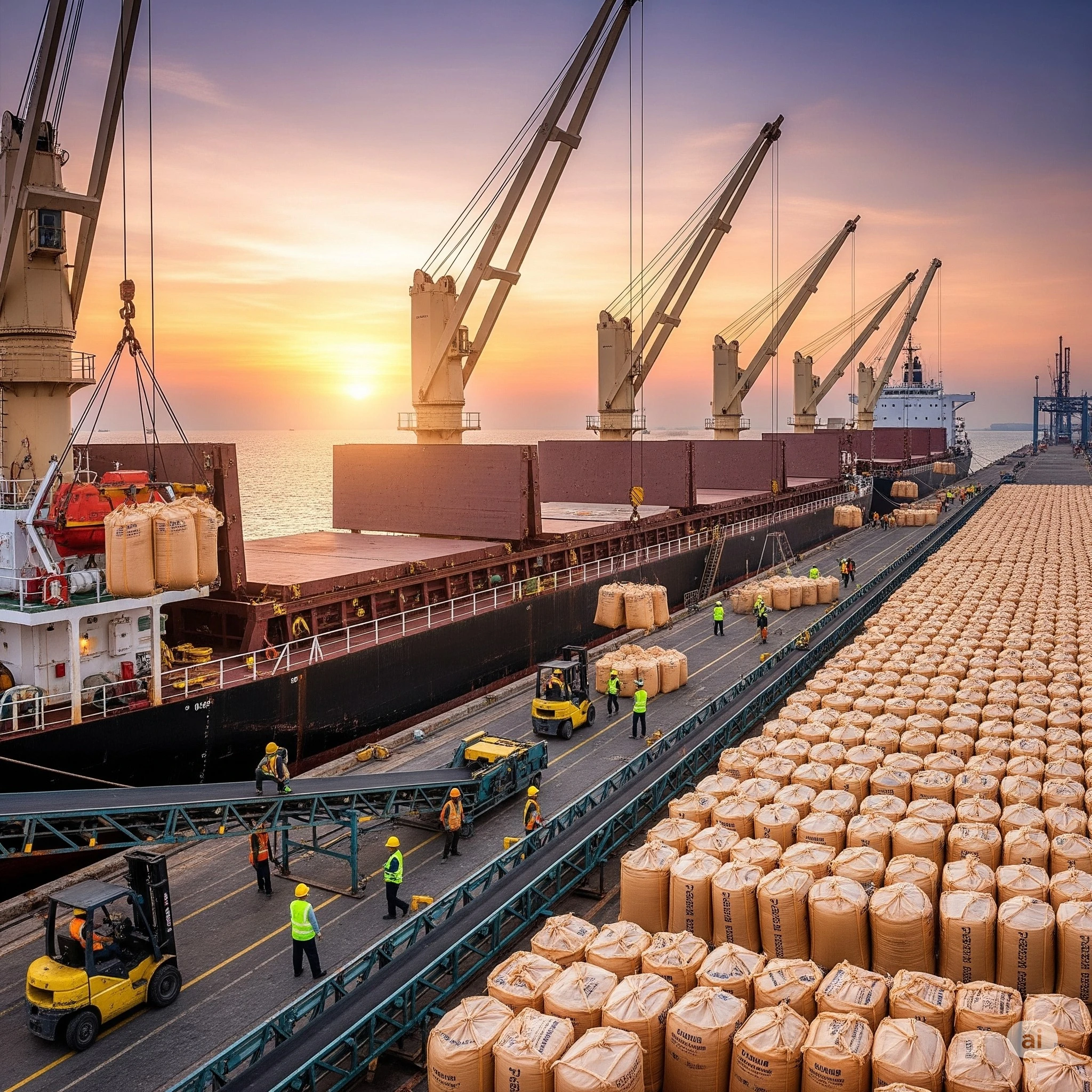 Logistica de exportacion en puerto