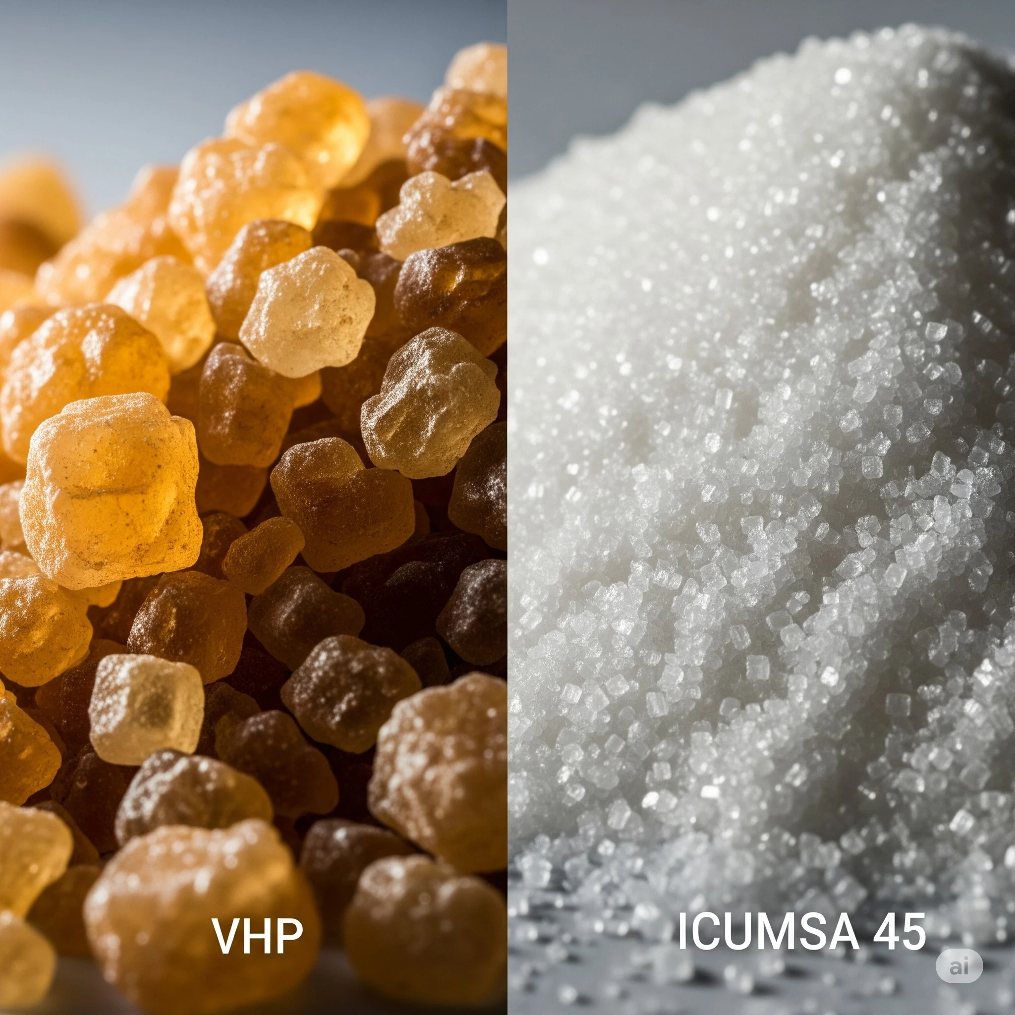 Comparacion de tipos de azucar
