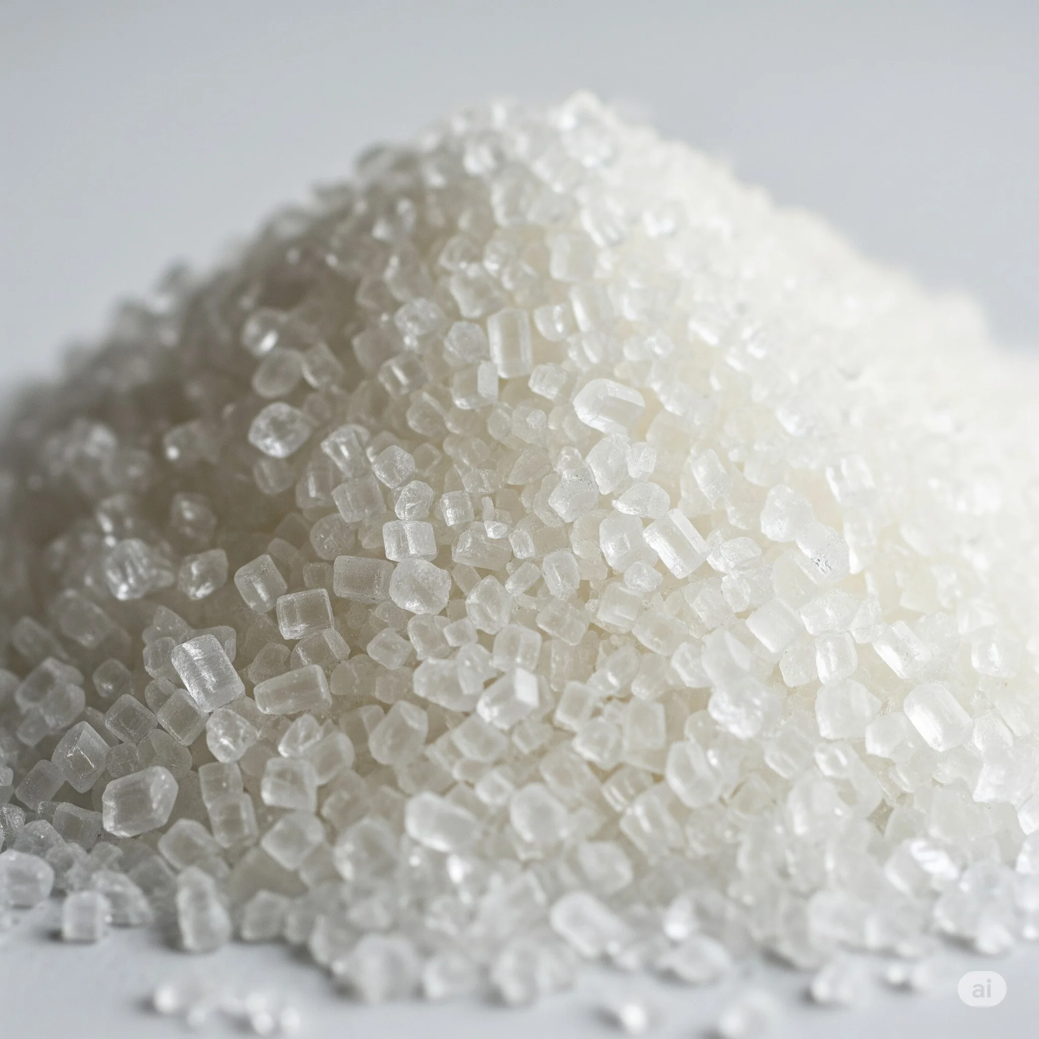 Azúcar blanca refinada de alta pureza tipo ICUMSA 45